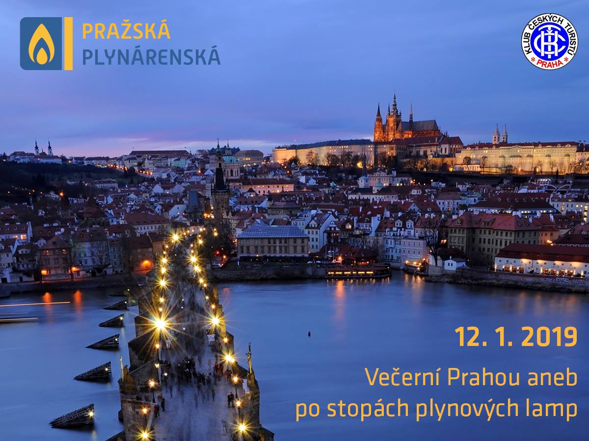 Večerní Prahou aneb po stopách plynových lamp s Pražskou plynárenskou už tuto sobotu 12. 1. 2019